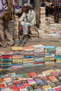 Books bought by the kilo, sold by the rupee. Probably about a mile of books along the street for sale. If you ever need any outdated calculus and basic programming books, I know where you can go! 