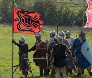 A re-enactment of The Battle of Stamford Bridge